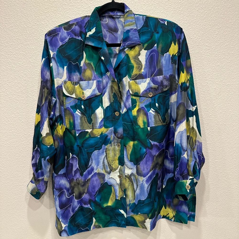 Vintage Colorful Blouse